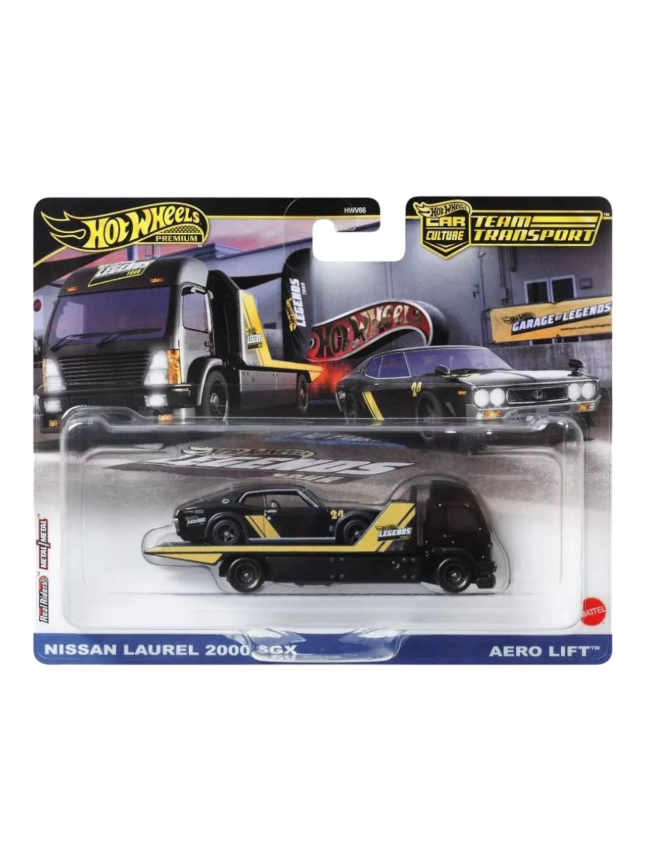 HotWheels Team Transport Nissan Laurel 2009 SGX Aero Lift Imported 1:64 Scale