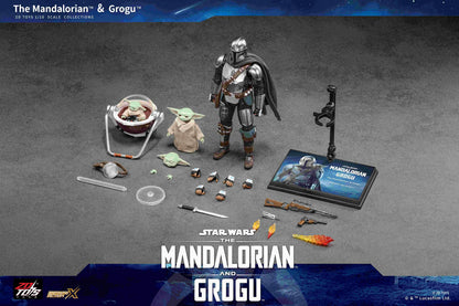 ZD Toys Star Wars The Mandalorian And Grogu 1:10 Scale Action Figures (code 1967)