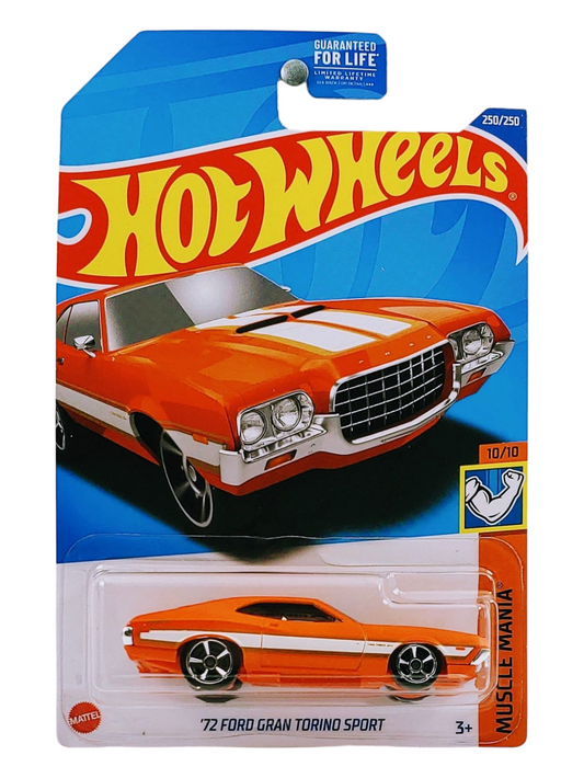 HotWheels 72 Ford Gran Torino Sport Imported Mainline 1:64 Scale