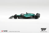 PRE-ORDER No.1413 ASTON MARTIN AMR24 #18 LANCE STROLL 2024 F1 2024 LAS VEGAS GP Blister/Box Diecast matel 1:64 Scale