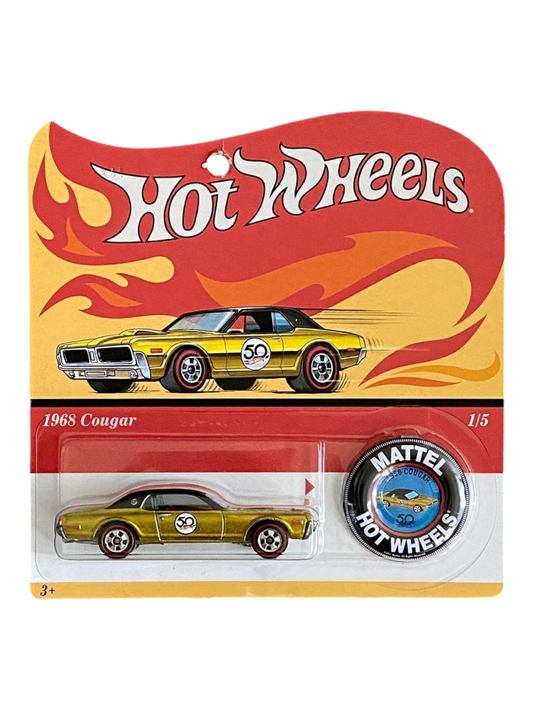 HotWheels 50th Anniversary Redline 1968 Cougar Imported 1:64 Scale