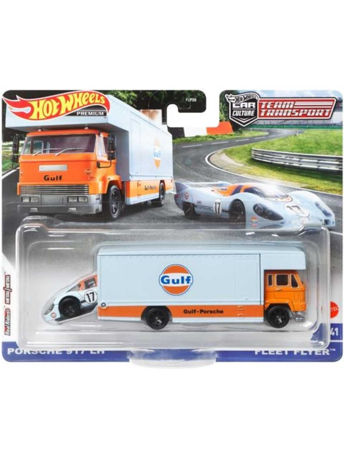 HotWheels Team Transport Porsche 917 LH Fleet Flyer Imported 1:64 Scale