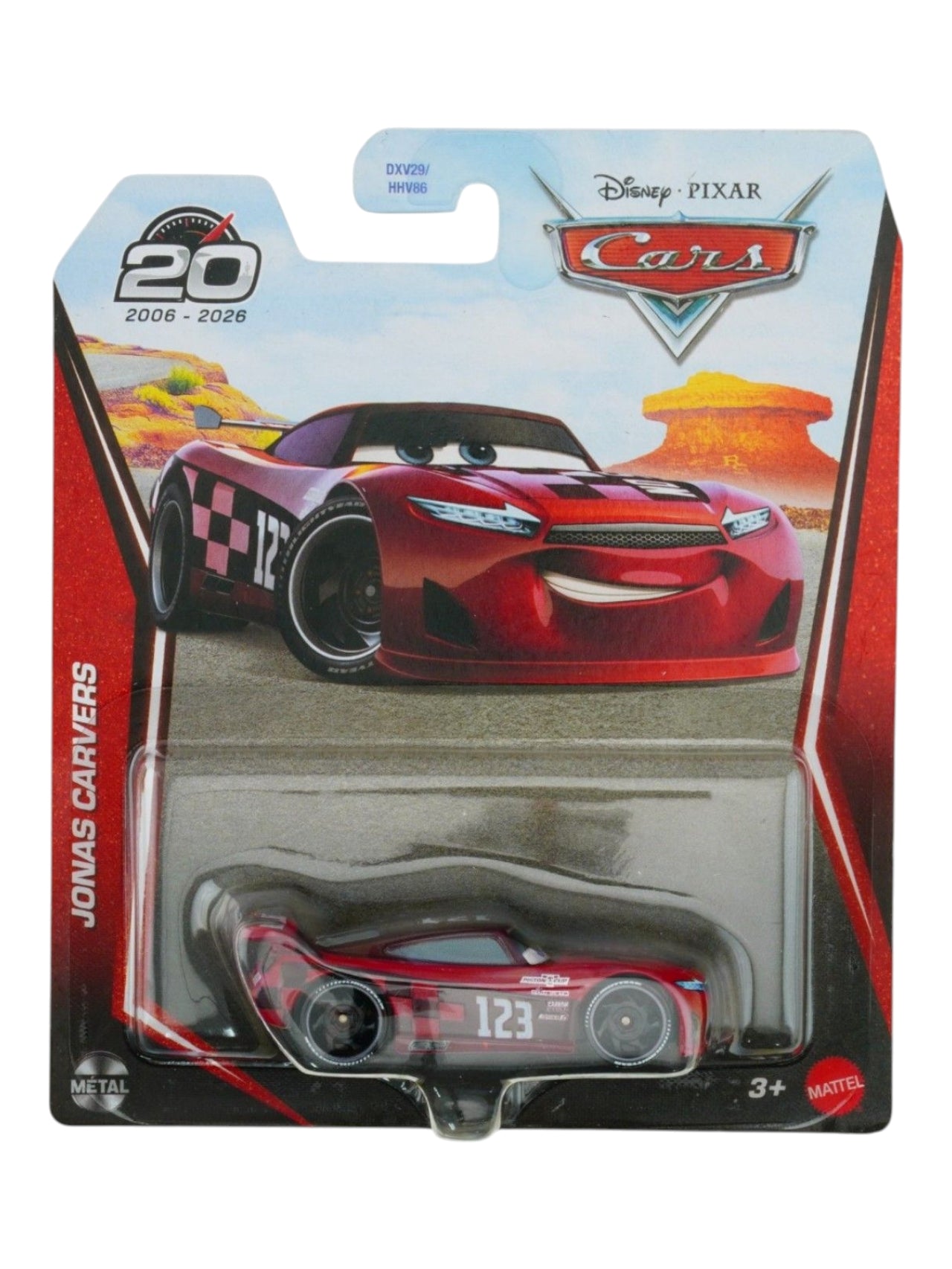 Disney Pixar Cars 20th Anniversary Core 'Jonas Carvers' Diecast Car Model Asst. GKB22