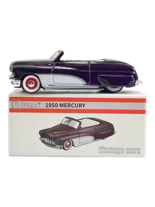 Bburago Vintage Cars 1950 Mercury 1:64 Scale