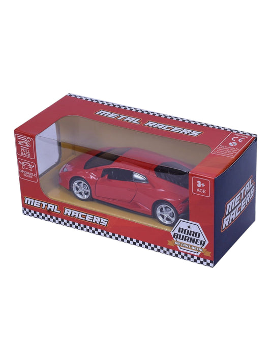 Road Burner Metal Racers Lamborghini Pull Back