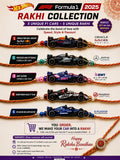 Hotwheels Formula 1 Rakhi – 2024 & 2025 Collection | 5 Cars / 10 Cars Pack | Select Your Variant