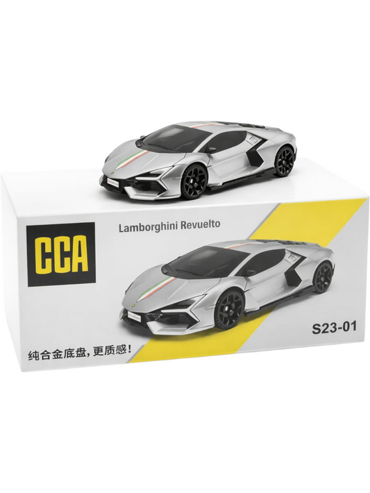 CCA Lamborghini Revuelto Die-Cast Model Car | Premium Metal Body | Collector Edition 1:64 Scale S23-01