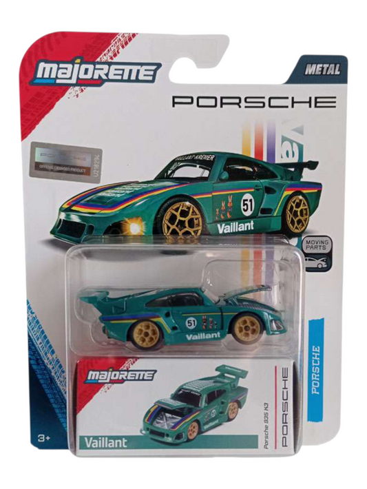 Majorette porsche 935 k3 vaillant premium car 1:64 Scale 8502101001