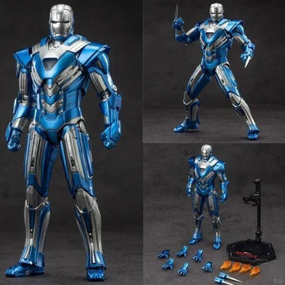 ZD TOYS "Iron Man Mark 3 Avengers Marvel Action Figure-7"inches Collectible Figure from the Infinity Saga line -(No light-up function)