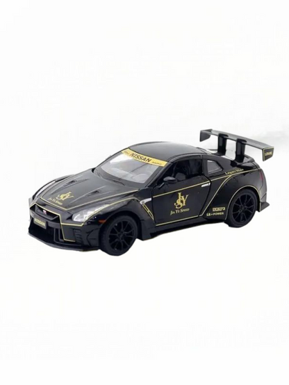 XQT Nissan GT-R R35 Alloy Car Simulation Die-Cast Model 1:22 Scale