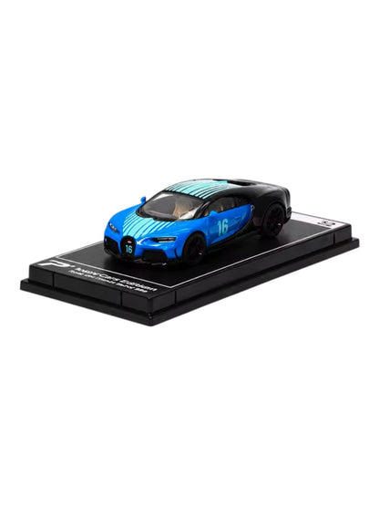 Postercars 'Bugatti Chiron Supersport 1:64 Scale/ French Racing Blue (No.32)