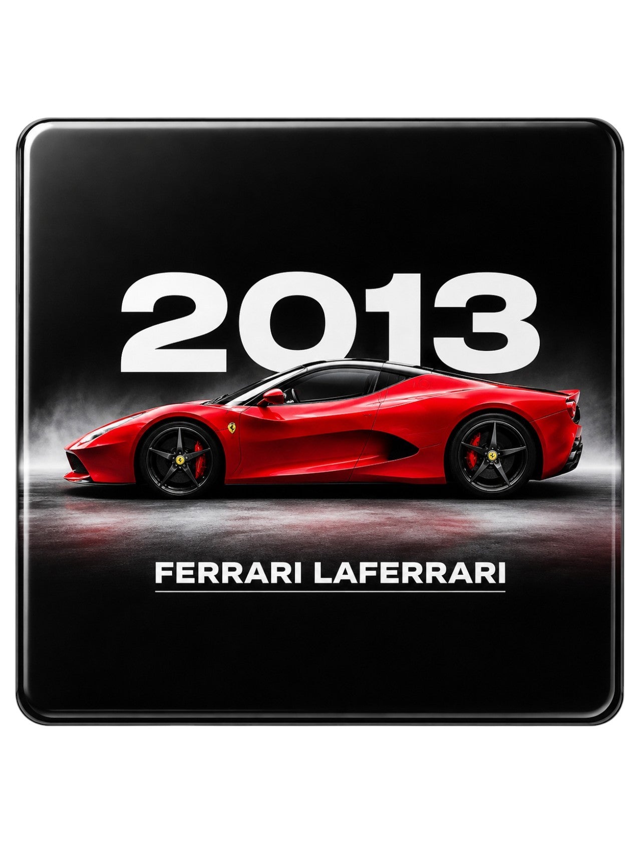 Ferrari Heritage Series Fridge Magnet – Premium Metal Car Magnet | F40, F50, Enzo, LaFerrari, 488 Pista, F80 & 288 GTO Designs