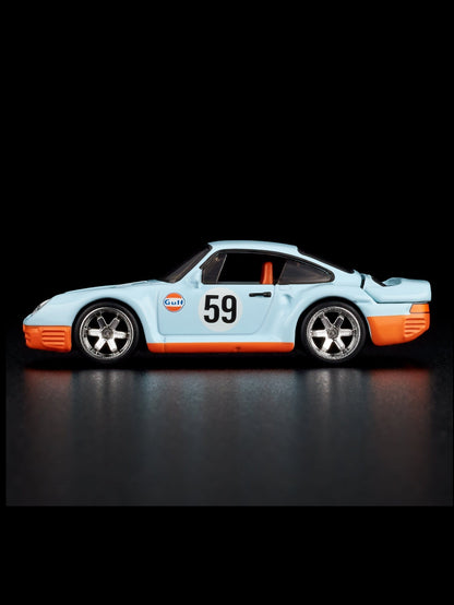 HotWheels Gulf 1986 Porsche 959 RLC 1:64 Scale