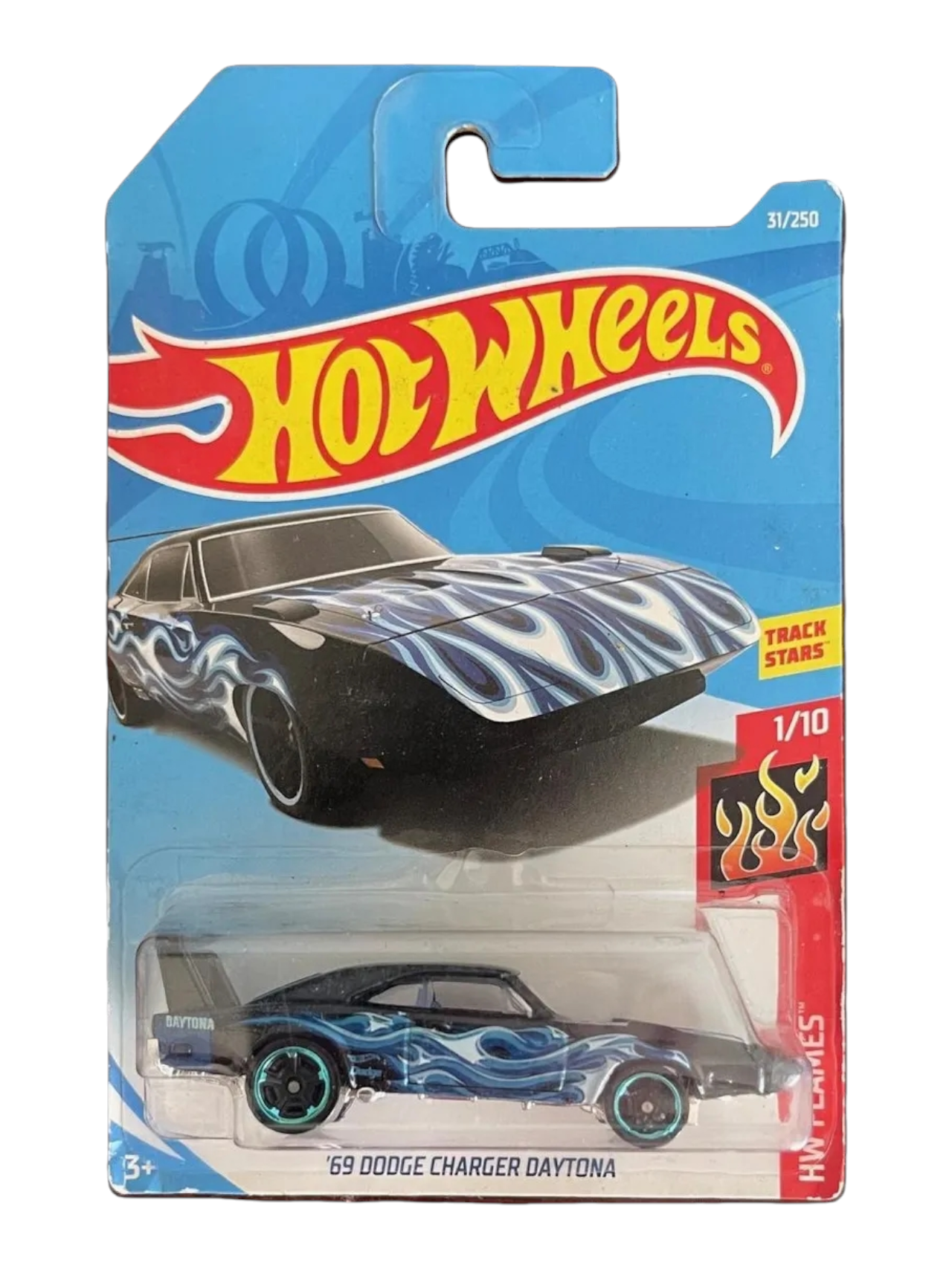 Hotwheels '69 Dodge charger Daytona imported mainline 1:64 Scale