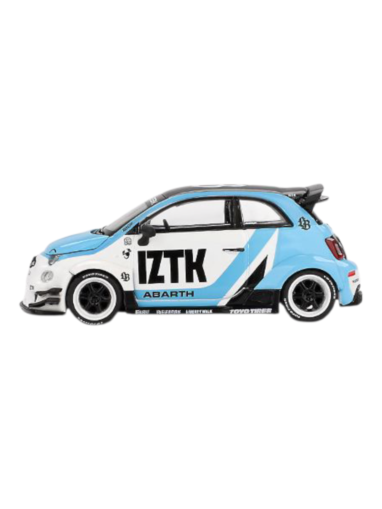 Mini GT LB-Works x Abas Works Abarth 595 (IZTK) Code-1051 1:64 Scale