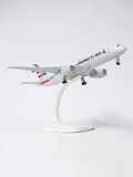 Aircraft model American 787 Diecast Metal Airplane Boeing 787 Model With Display Stand And Landing Wheels (20cm) Scale (No.309)