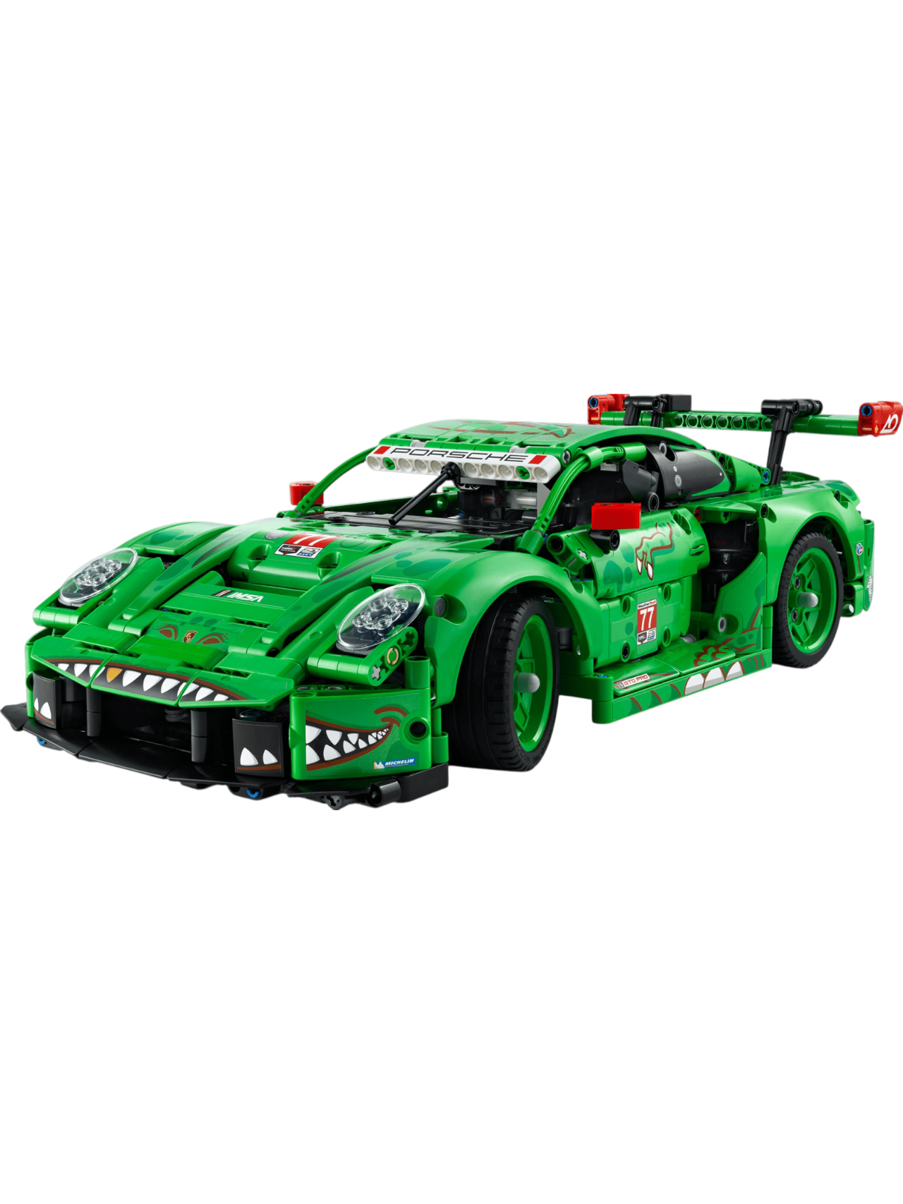 LEGO Technic Porsche 911 GT3 R Rexy AO Racing Car - Model Car Building Kit for Kids 1313 pcs