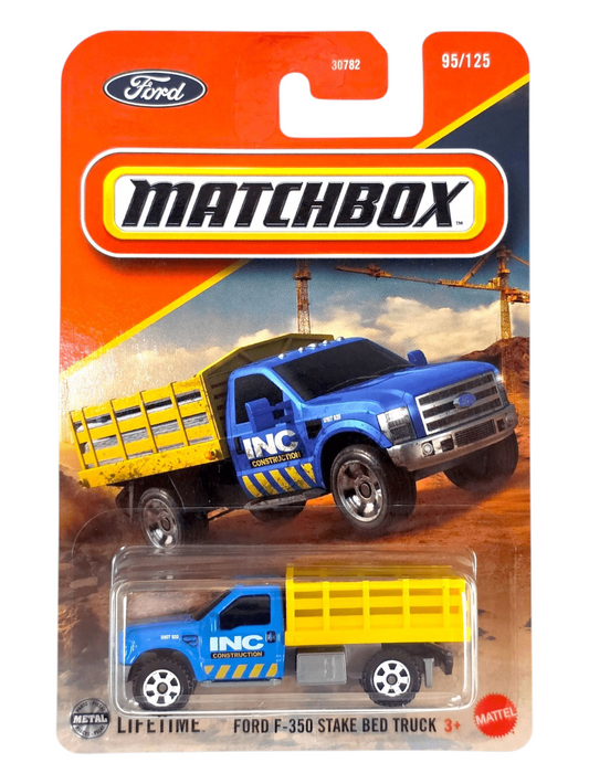 Matchbox F-350 Stake Bed Truck Imported Mainline 1:64 Scale