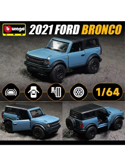 Bburago 2021 Ford bronco 1:64 Scale