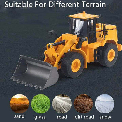 Huina Toys 1552 RC Loader 11 Function 1.87kg Remote control Power Rechargeable battery 3.7V 900mAh Play Time More Than 30 Minutes 2.4Gh 1:16 Scale USB Charger .