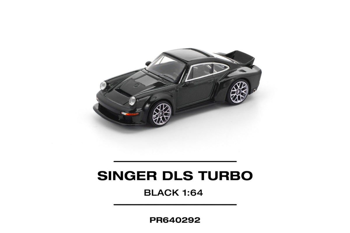 (PR640292) Pop Race SINGER DLS TURBO ROAD BLACK Diecast Model