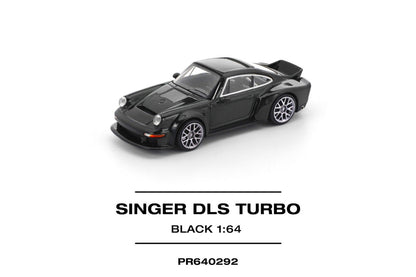 (PR640292) Pop Race SINGER DLS TURBO ROAD BLACK Diecast Model