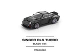 (PR640292) Pop Race SINGER DLS TURBO ROAD BLACK Diecast Model