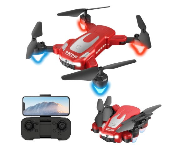 J2 Drone 360° Obstacle Avoidance Cool Lighting , Electric Adjustment Camera High Definition Aircraft Model