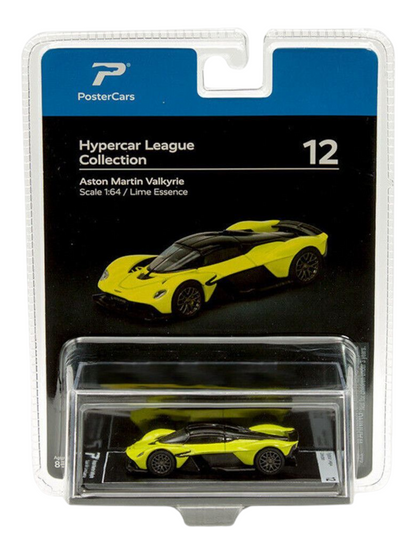 PosterCars Hypercar League Collection Aston Martin Valkyrie 1:64 Scale