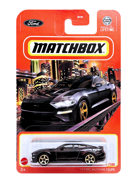 Matchbox 19 Ford Mustang Coupe Imported Mainline 1:64 Scale