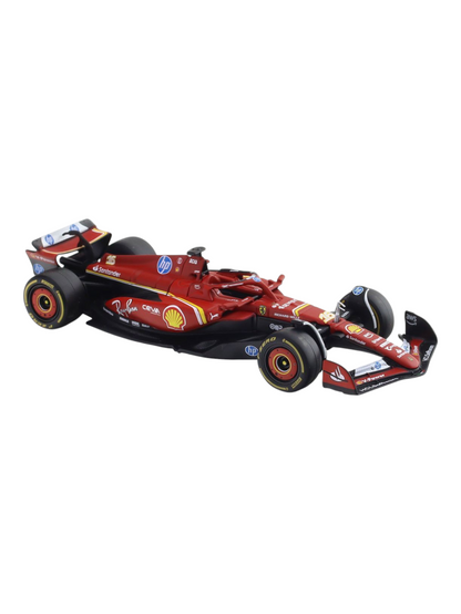 Bburago 2024 SF24 Ferrari Formula 1 (F1) Racing car #16 Charles Leclerc car 1:43 (With Acrylic Case)