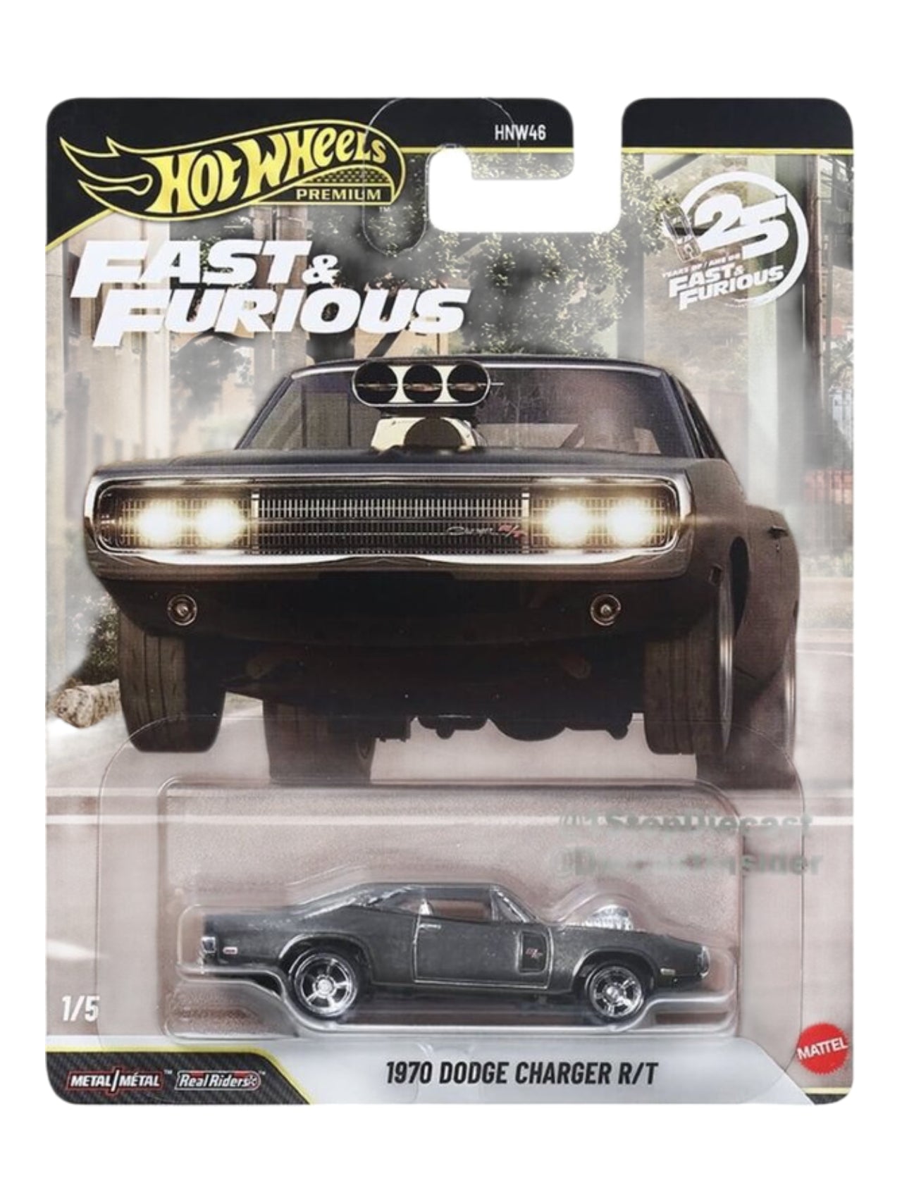 HotWheels Fast And Furious '1970 Dodge Charger R/T Imported premium 1:64 Scale (With Protector)