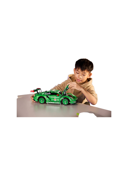 LEGO Technic Porsche 911 GT3 R Rexy AO Racing Car - Model Car Building Kit for Kids 1313 pcs
