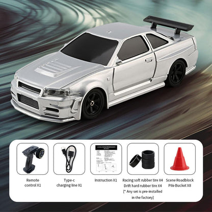 Mini Remote Control (RC) Drift Car 1:43 Scale