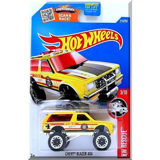 Hotwheels Chevy Blazer 4x4 Imported Mainline 1:64 Scale DHT03-D7B3