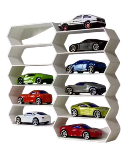 Hotwheels 10 rack car storage case