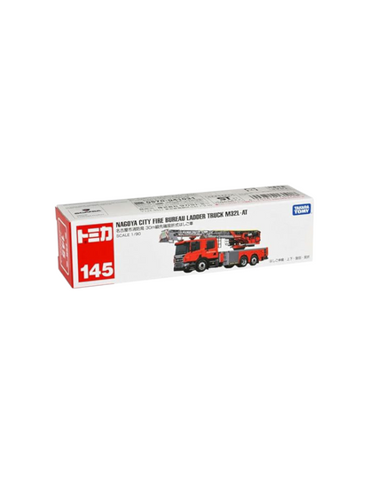 Takara Tomy Tomica Long Type Tomica No. 145 Nagoya City Fire bureau ladder truck m32l at