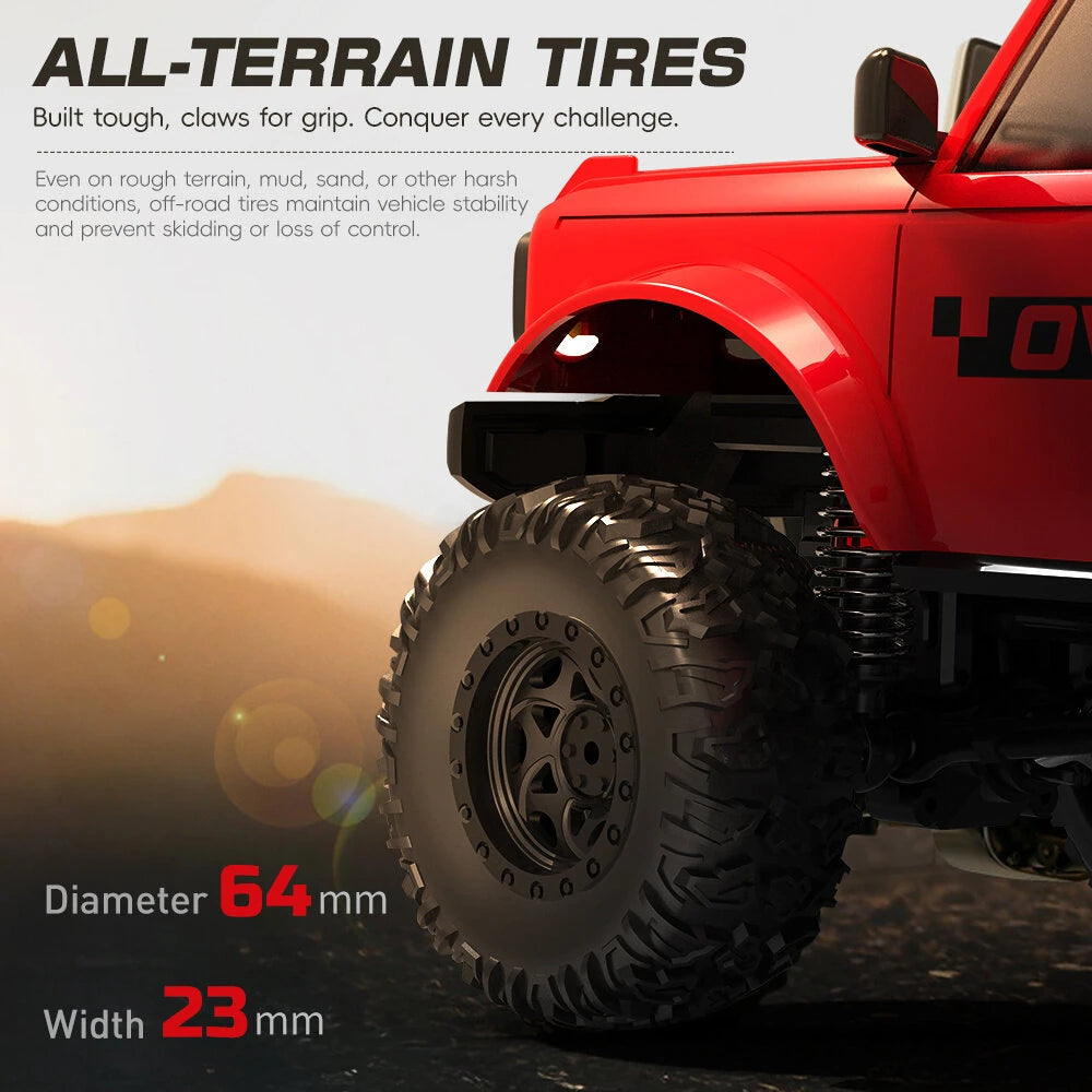 Tough Wild Remote Control High Speed 4WD Off Road Vehicle Speed: 20mph, Scale: 1:20 | Code: E202
