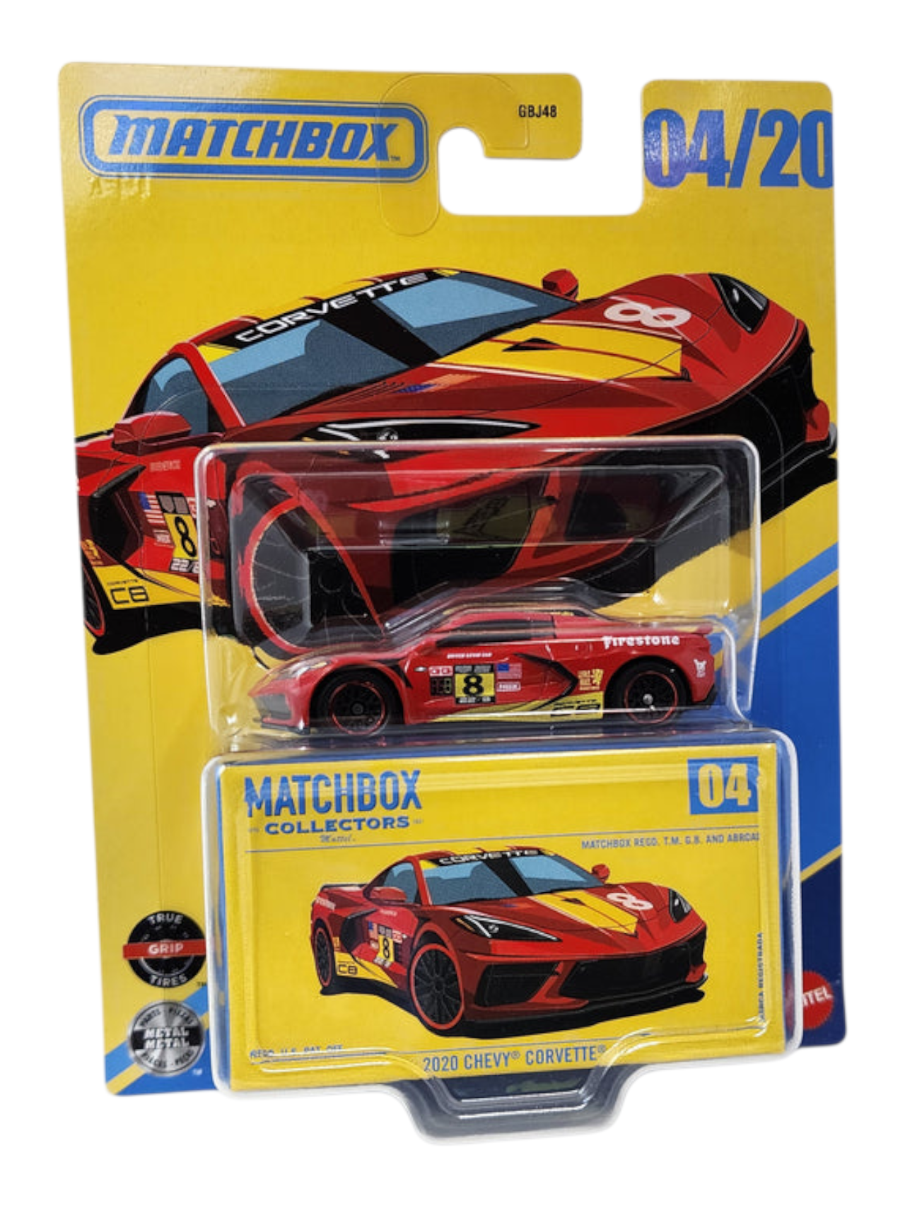 Matchbox 2020 Chevy Corvette Imported Premium 1:64 Scale ( code 04 )