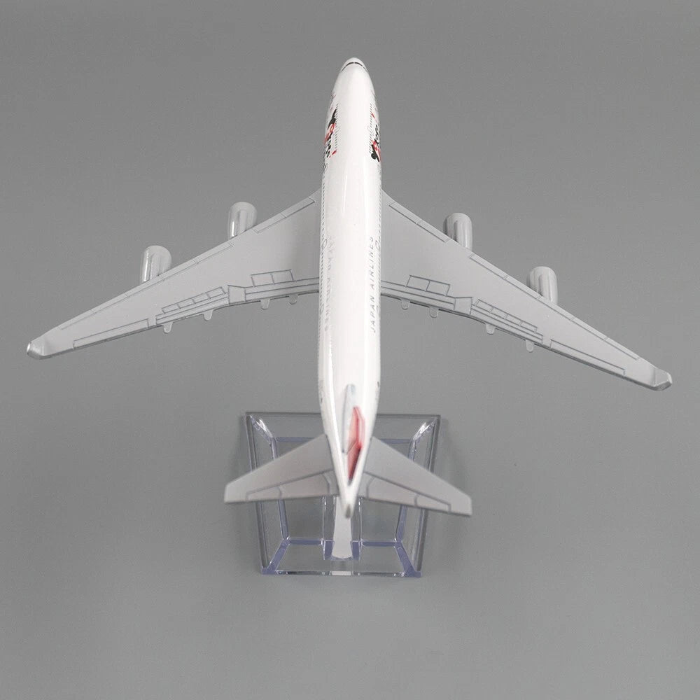 Aircraft Model Aircraft Boeing 747 Yokoso Japan JAL Airlines Model Alloy B747 Plane Airplane 16cm ( Code 128 )