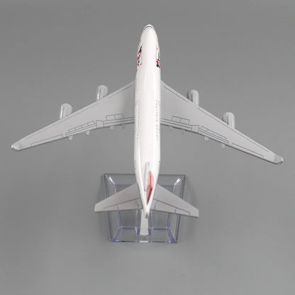 Aircraft Model Aircraft Boeing 747 Yokoso Japan JAL Airlines Model Alloy B747 Plane Airplane 16cm ( Code 128 )