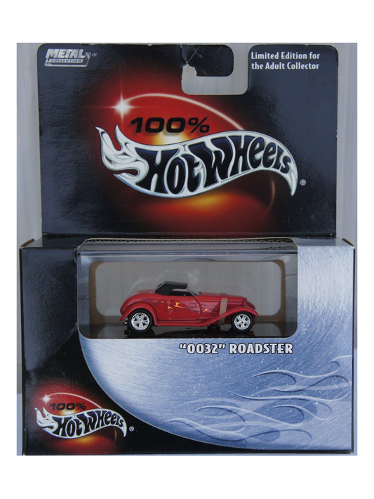 HotWheels 0032 Roadster Multi Piece Collector Quality Car Collector No 25 2003 1:64 Scale (Includes Display Case)