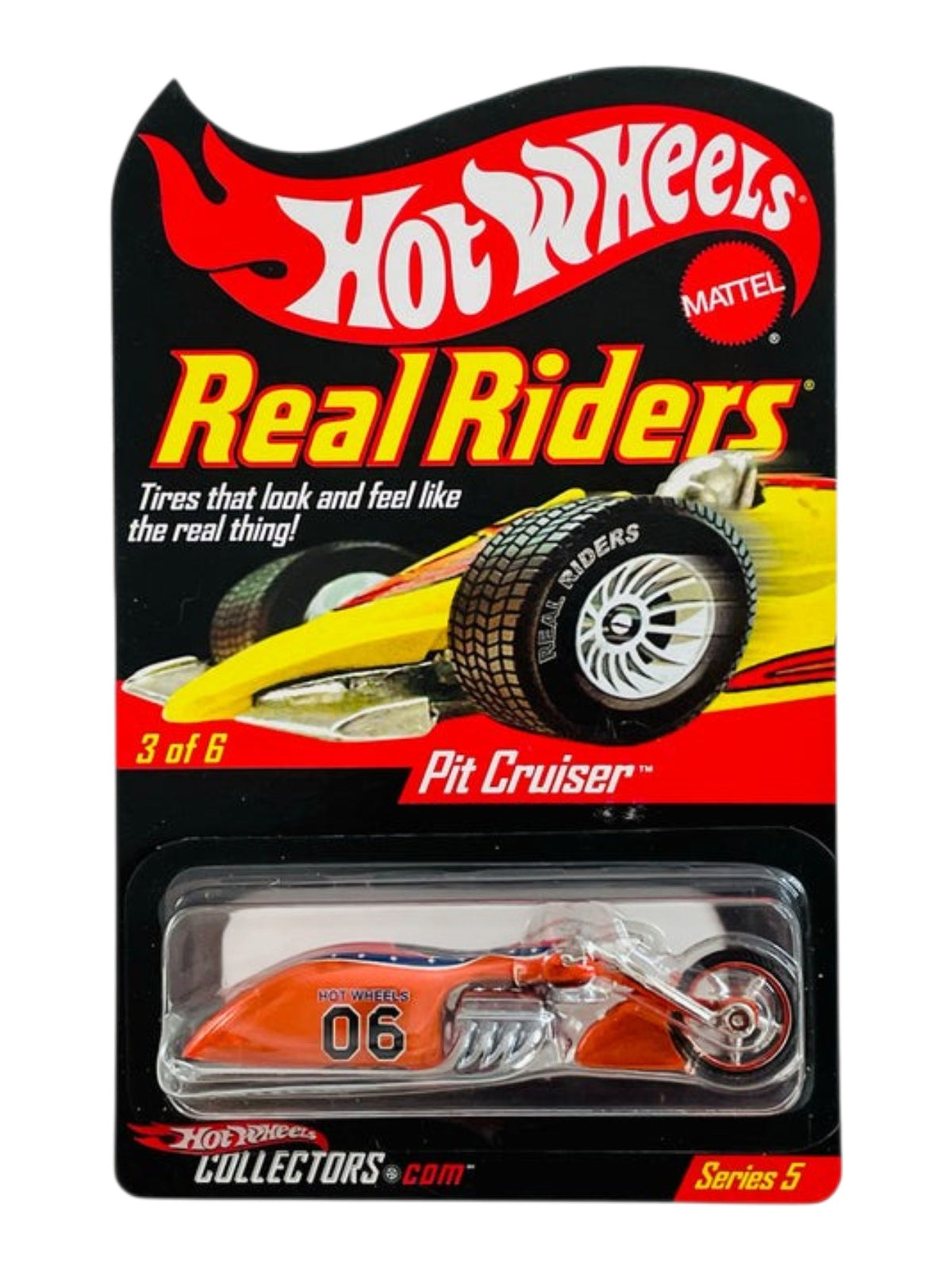 Hotwheels "Pit Cruiser Real Riders Series 5 Limited Edition  06969/11000 Premium RLC 1:64 Scale