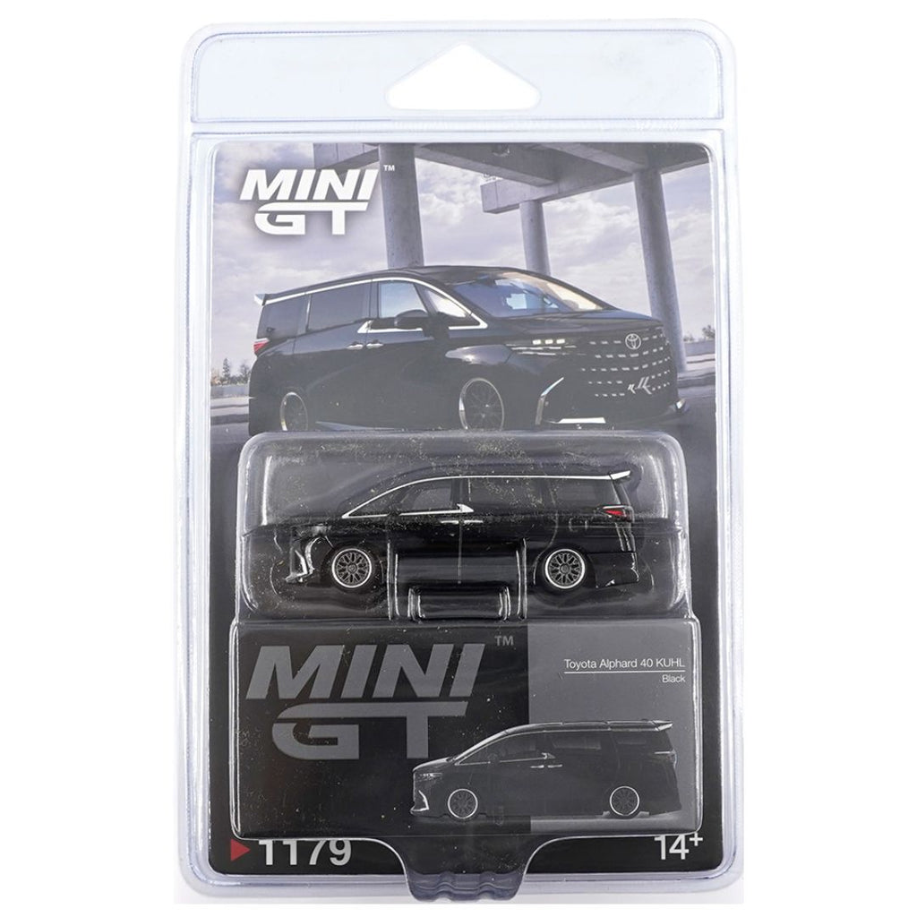 Mini GT #1179: Toyota Alphard 40 KUHL Black 1:64 Scale