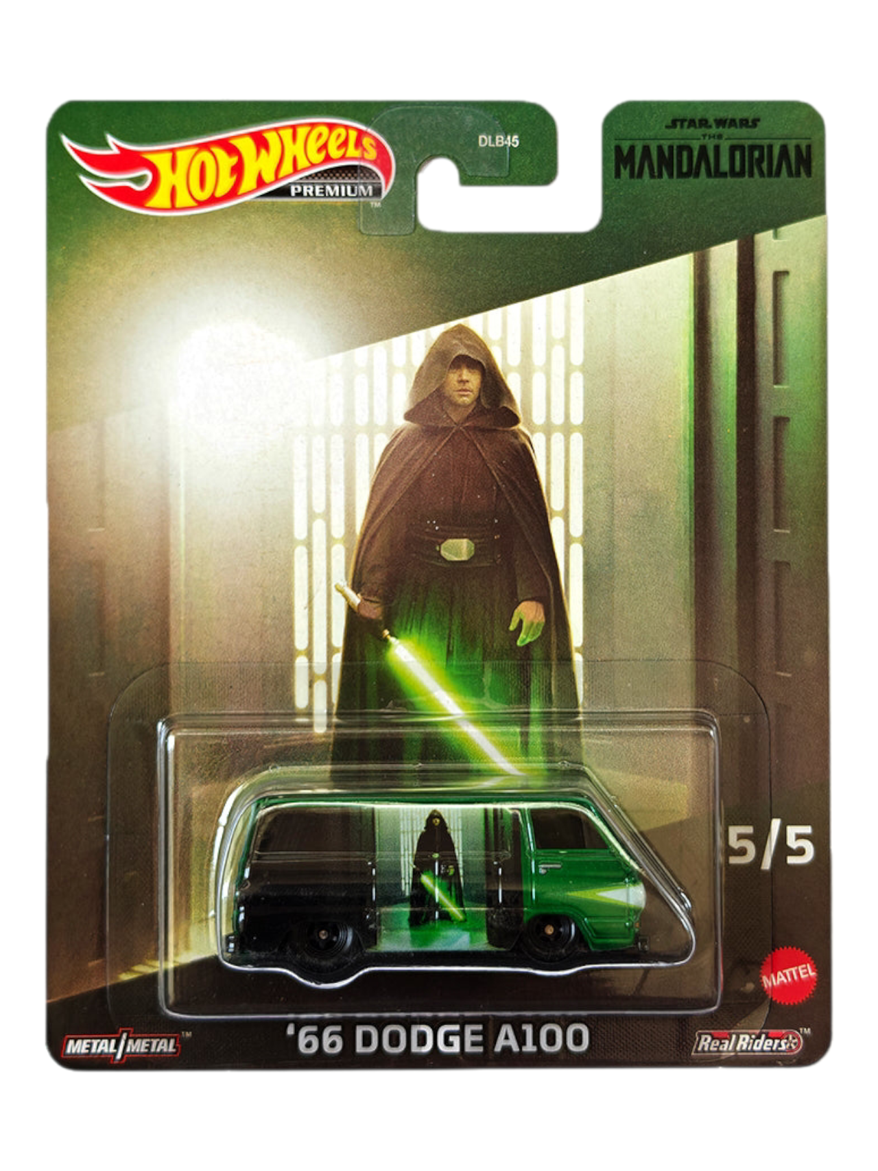 HotWheels Star Wars The Mandalorian 66 Dodge A100 Imported Premium 1:64 Scale (Creased Card)