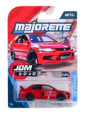 Majorette: JDM Legends Premium Cars - Mitsubishi Lancer Evolution 9 - Red 1:64 Scale/ Code - 8502100000
