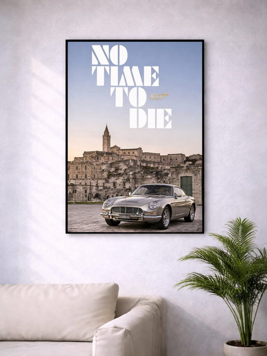 ASTON MARTIN DB5 | 007 CLASSIC CARS #10 | CAR POSTER (Size A4)