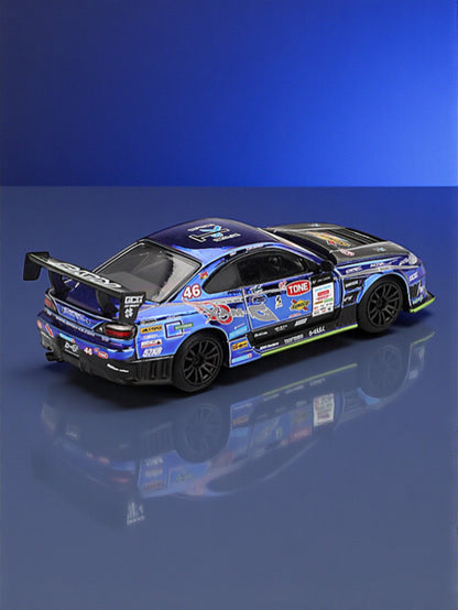 Mini GT Nissan Silvia (S15) D-Max #46 D-Max Racing 2023 D1 Grand Prix (Code-857) 1:64 Scale