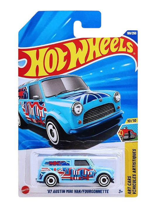 Hotwheels 67 Austin Mini Van/Fourgonnette Imported Mainline 1:64 Scale