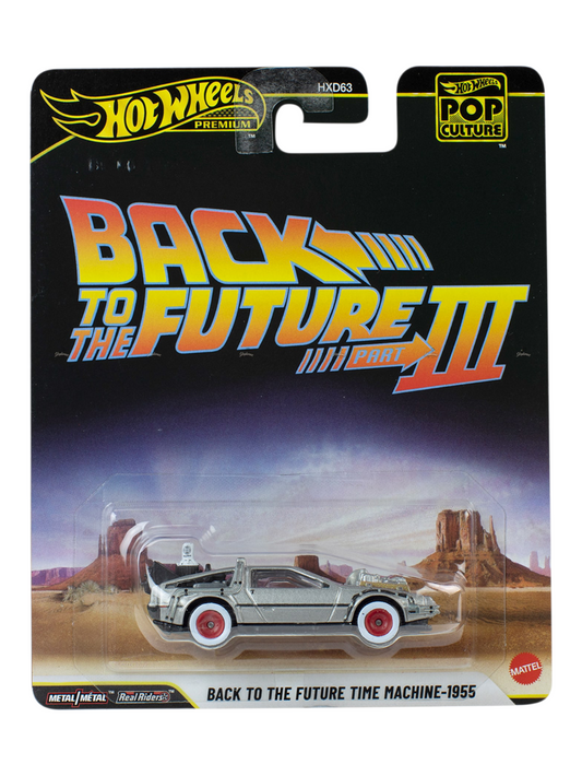 HotWheels Pop Culture Back to The Future Time Machine-1955 Imported Premium 1:64 Scale